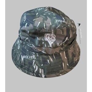 Darc Sport Wolf Head Camo Bucket Hat Size S/M NWT